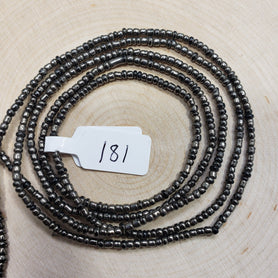 Chromatic Black Waist Beads