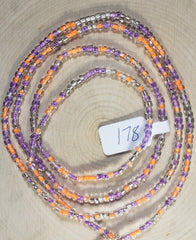 Purple store waist beads