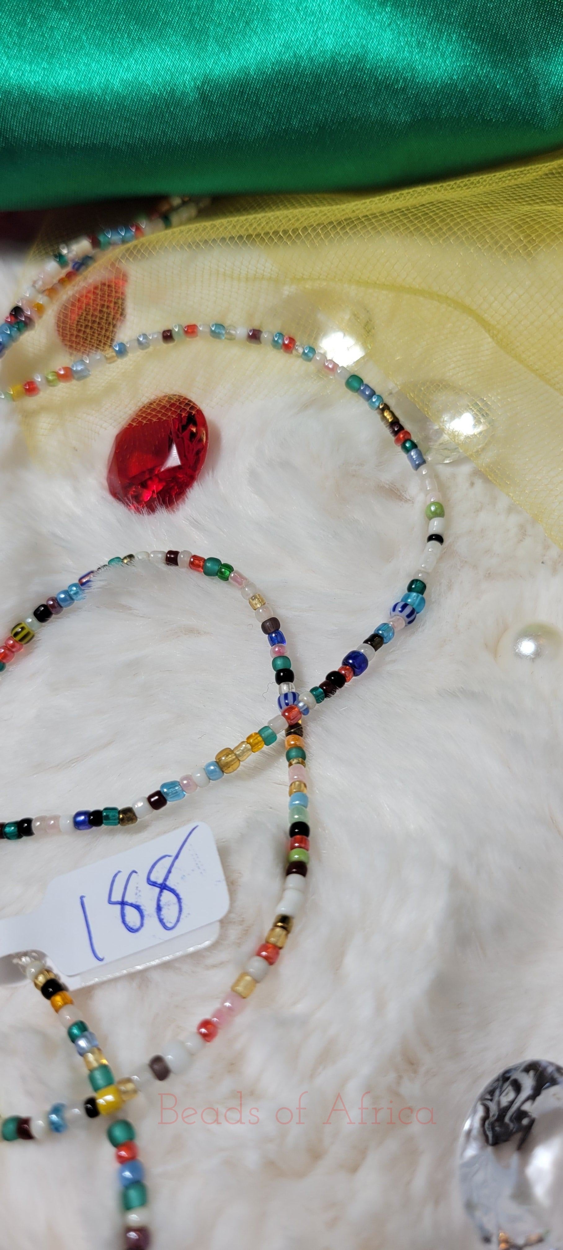 Crystal Multicolor Mixed Waist Beads