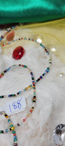 Crystal Multicolor Mixed Waist Beads