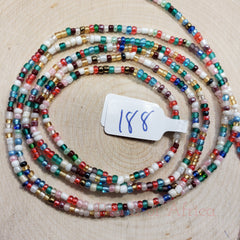 Crystal Multicolor Mixed Waist Beads