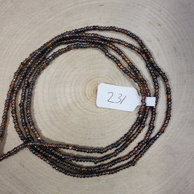 Deep Mixed Brown Toned Waist Beads