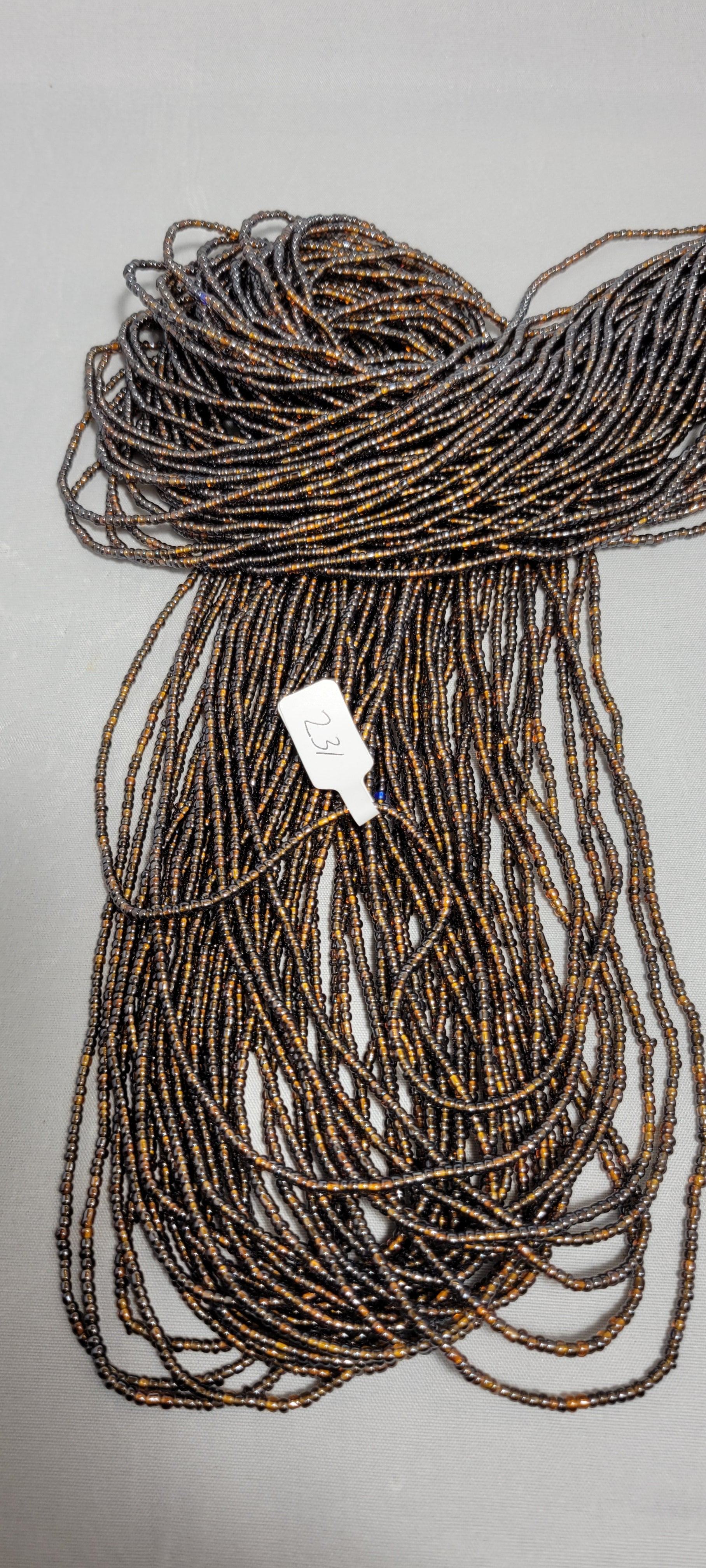 Deep Mixed Brown Toned Waist Beads