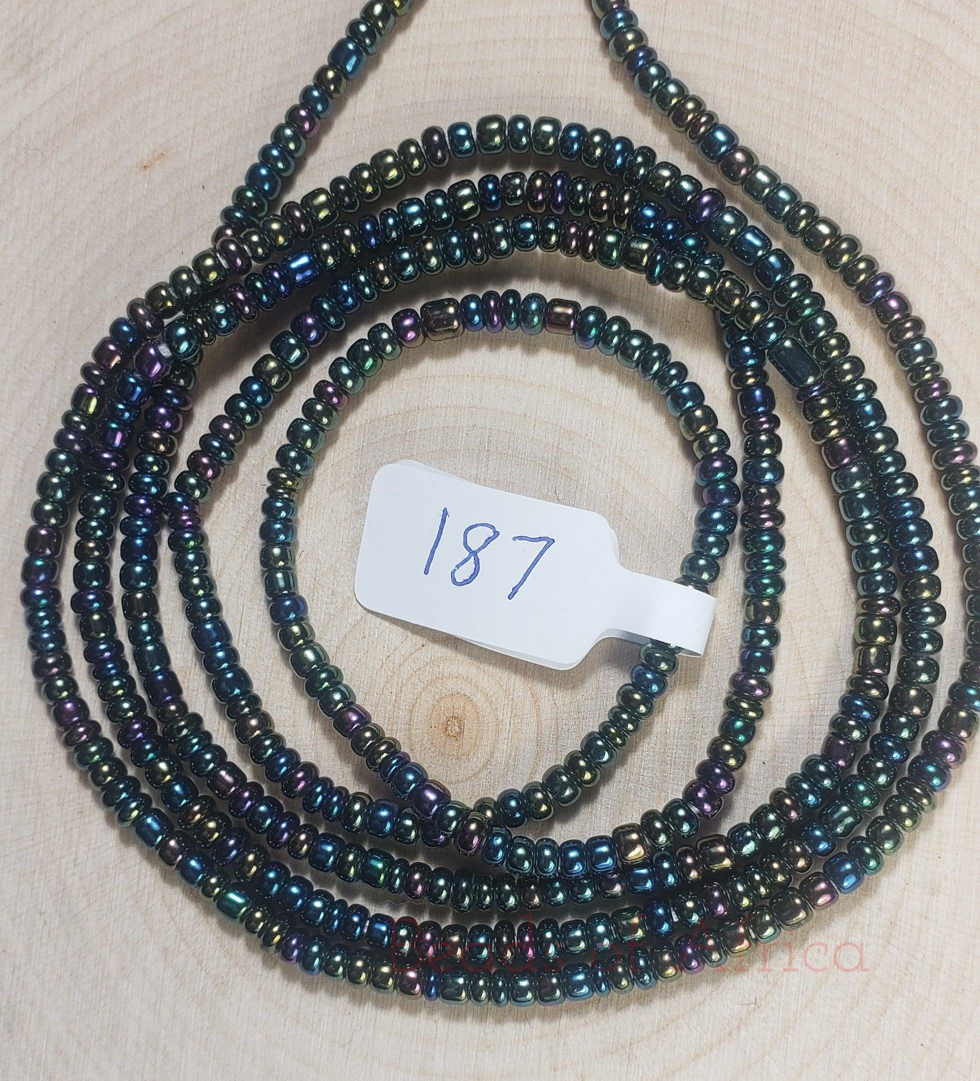 Multicolored Deep Waist Beads