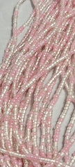 Light Pink Crystal Clear Waist Beads