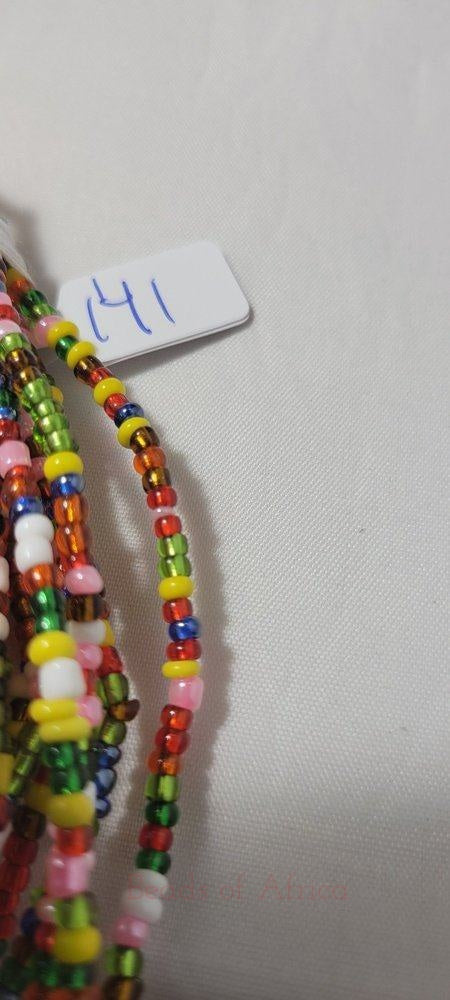 Multicolored Mixed Waist Beads