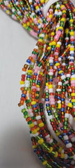 Multicolored Mixed Waist Beads