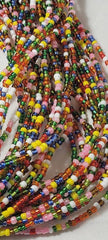 Multicolored Mixed Waist Beads
