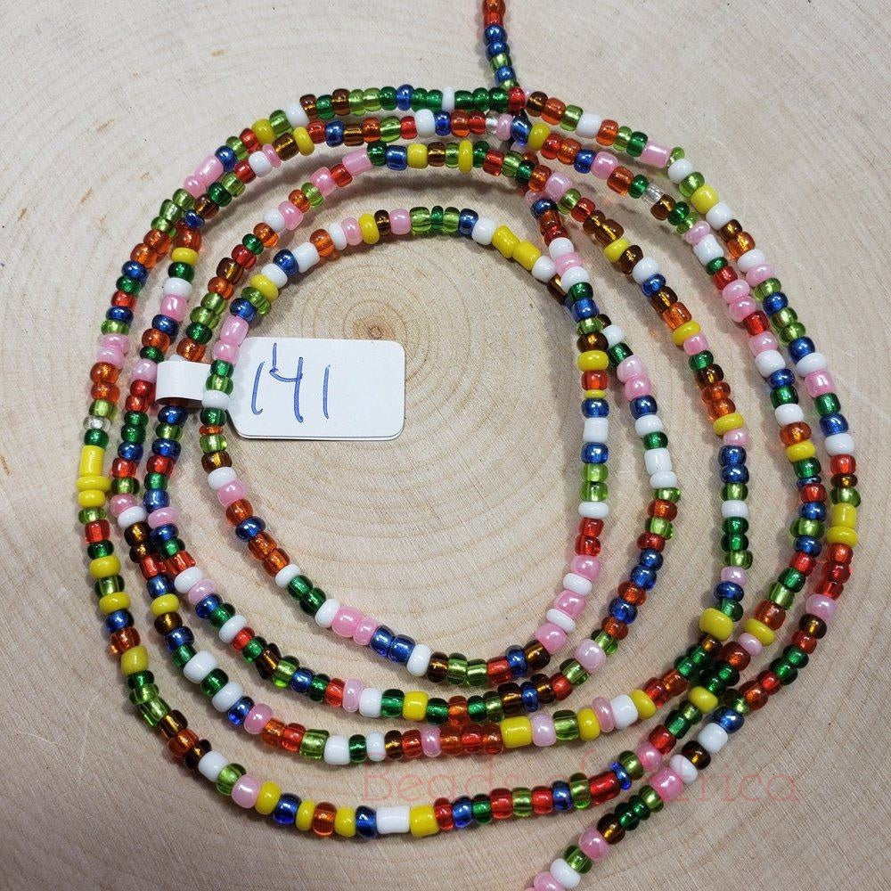 Multicolored Mixed Waist Beads