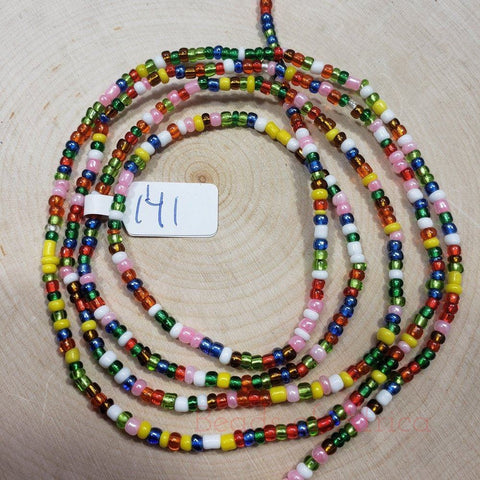 Multicolored Mixed Waist Beads
