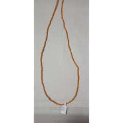 Orange Striped Waist Beads