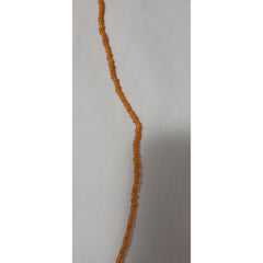 Orange Striped Waist Beads
