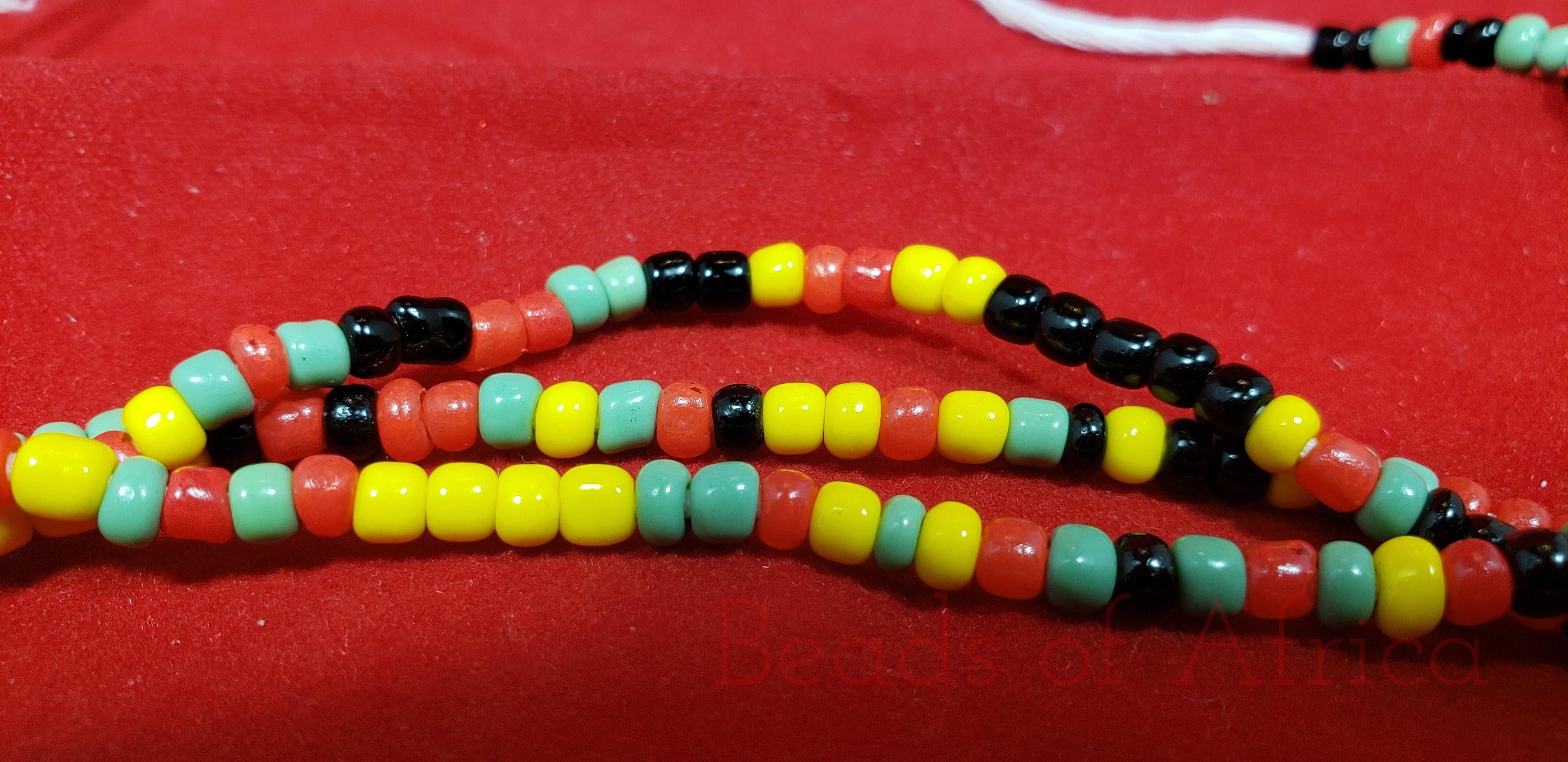 Thick Ghana Waist Beads - Beads Of Africa