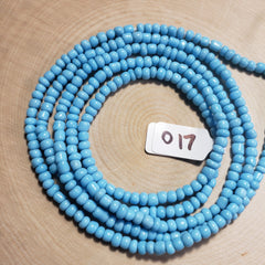 Solid Light Blue Waist Beads