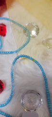 Solid Light Blue Waist Beads