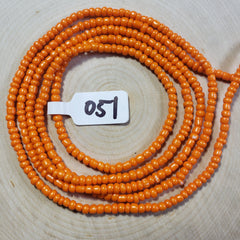 Solid Orange Waist Beads