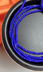 Solid Shiny Royal Blue Beads - Beads Of Africa