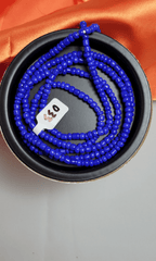 Royal Blue Waist Beads - Beads Of Africa