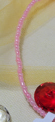 Solid Soft Pink Shiny Waist Beads