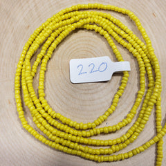 Solid Yellow Waist Beads